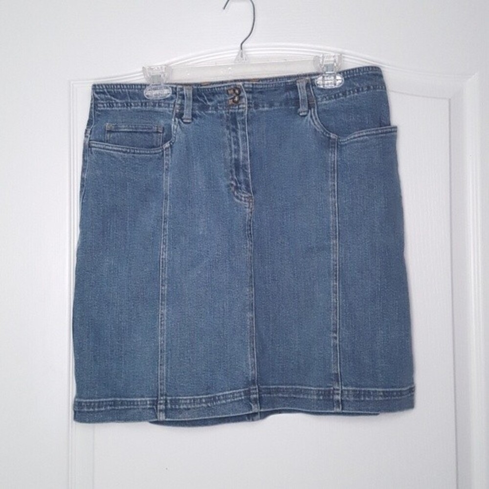 Jones Sport Denim Skirt Jean Retro